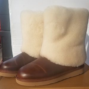 Ugg Patten Boot Chestnut Brown sz 8